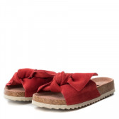 Papuci pentru fete eleganți cu fundiță supradimensionată, roșii XTI 28385 