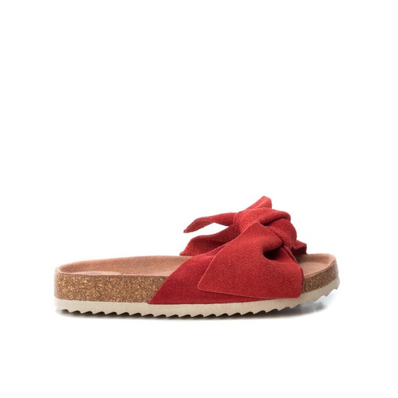 Papuci pentru fete eleganți cu fundiță supradimensionată, roșii XTI 28386 2