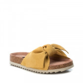 Papuci eleganți pentru fetițe cu fundiță supradimensionată, galbeni XTI 28390 2