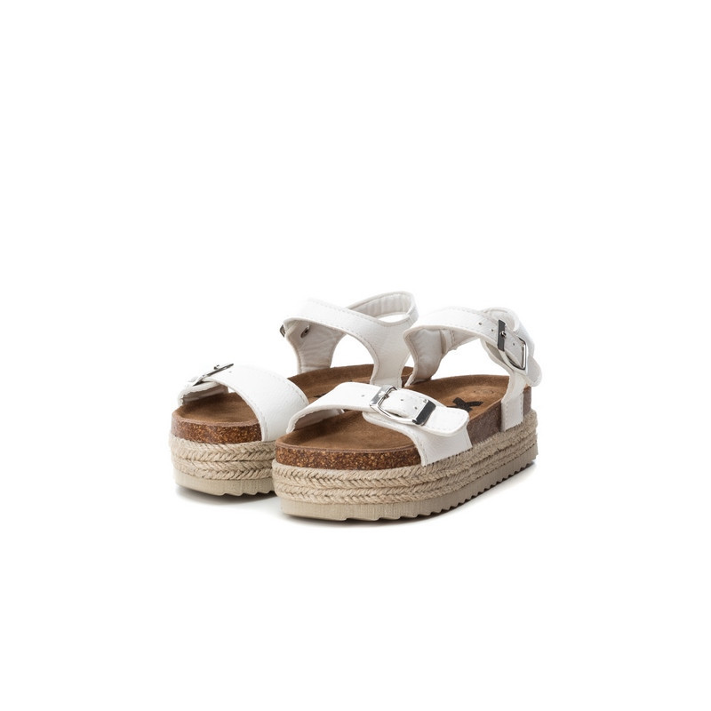 Sandale cu platformă pentru fete, albe  28392