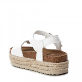Sandale cu platformă pentru fete, albe XTI 28395 4