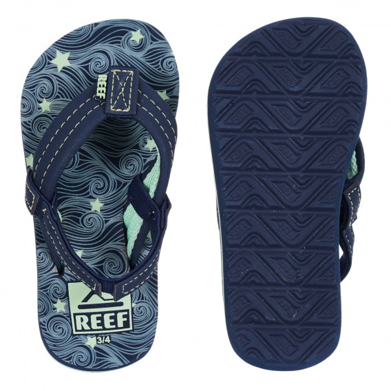 Sandale de la picior cu imprimeu stea pentru un bebeluș Reef 284149 3