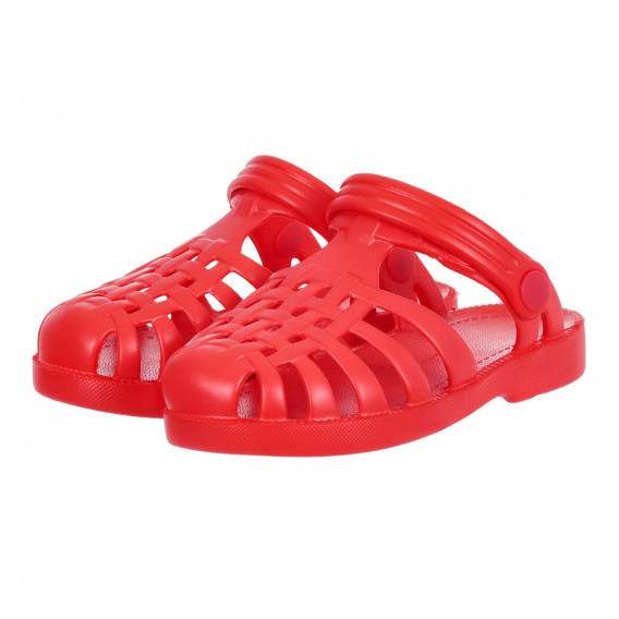 Papuci de cauciuc, roșii. Playshoes 284172 
