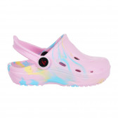 Papuci de cauciuc cu accente de culoare pentru un bebeluș, roz Chung shi 284188 3