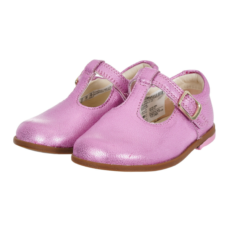 Pantofi eleganți din piele pentru bebeluș, roz  284231