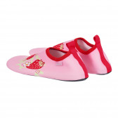 Pantofi aqua cu aplicație de căpșuni, roz Playshoes 284402 2