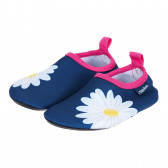 Pantofi de apă cu aplicație margaretă, albastru Playshoes 284410 