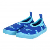 Pantofi de apă cu imprimeu rechini, albastru Playshoes 284422 