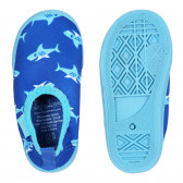 Pantofi de apă cu imprimeu rechini, albastru Playshoes 284424 3