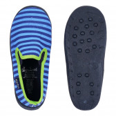 Papuci de interior textili cu dungi Playshoes 284427 3