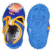 Pantofi de apă cu imprimeu marin și detalii portocaliu, albaștri Playshoes 284433 3