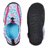 Pantofi de apă cu imprimeu floral și detalii roz, albastru Sterntaler 284457 3
