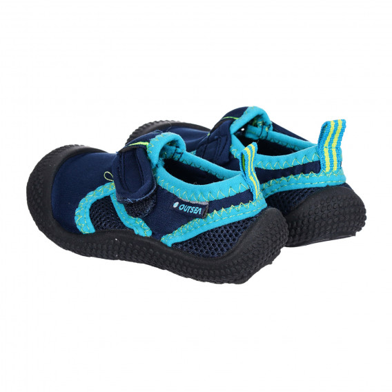 Sandale de plajă cu detalii albastru deschis, albastre Cool-Shoe 284510 2