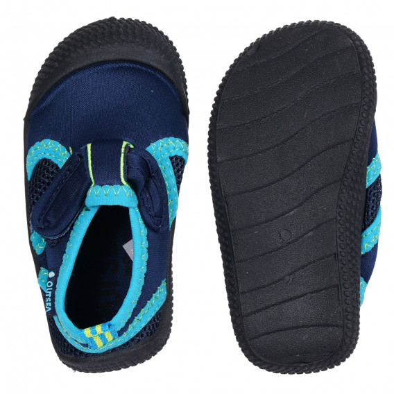 Sandale de plajă cu detalii albastru deschis, albastre Cool-Shoe 284511 3