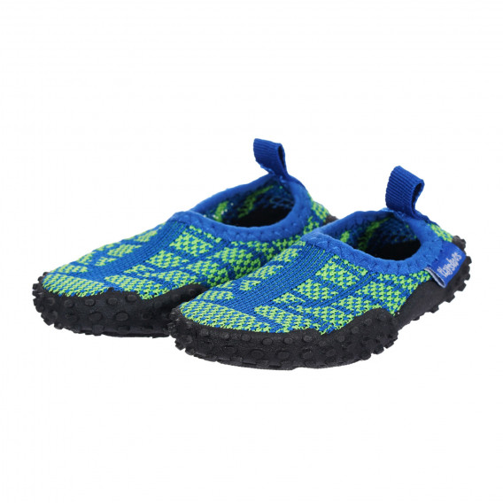 Pantofi de apă cu detalii de culoare, albastru Playshoes 284588 