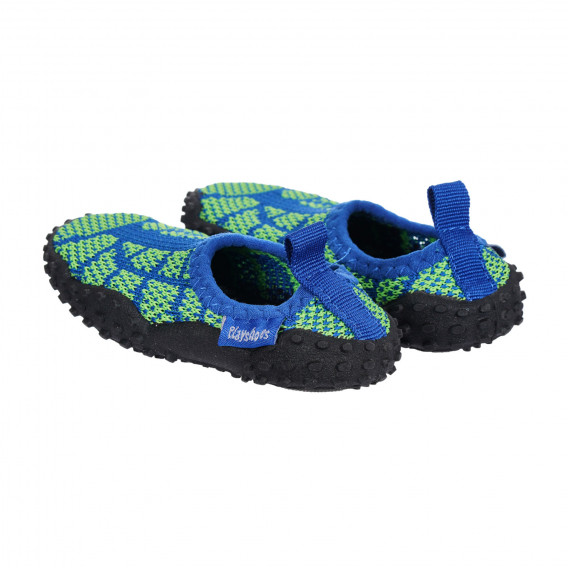 Pantofi de apă cu detalii de culoare, albastru Playshoes 284589 2