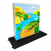 Joc de puzzle Vertical cu 32 de piese Crocodil Game Movil 284780 