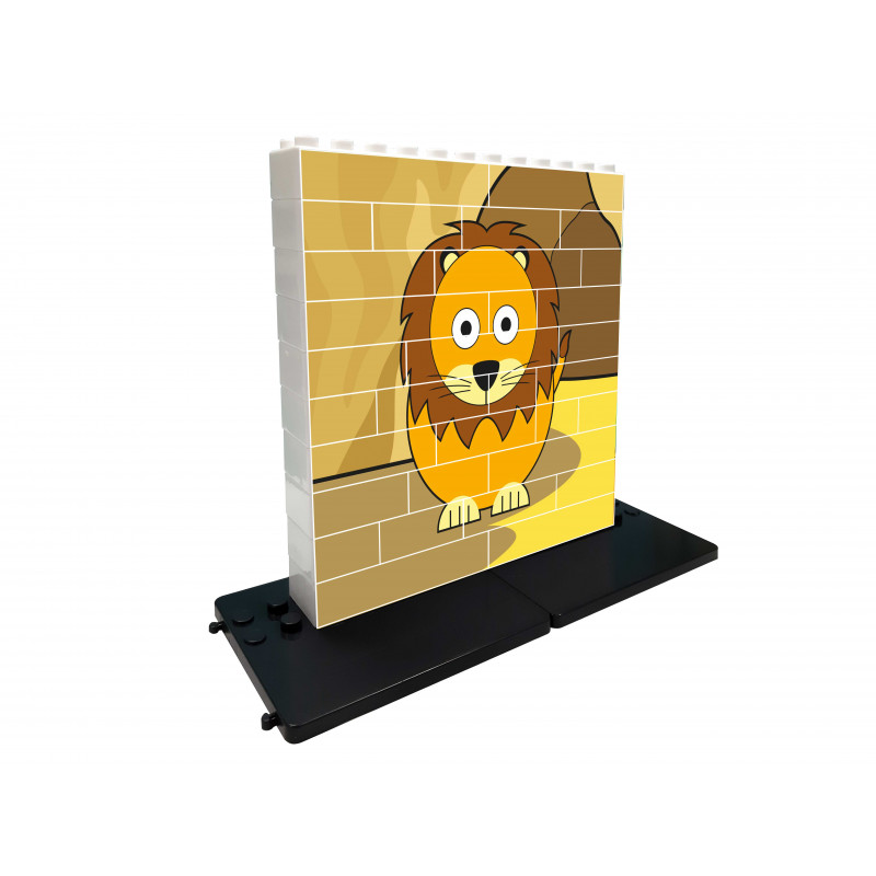 Joc de puzzle Vertical cu 32 de piese Jungle Lion   284816