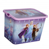 Cutie de depozitare cu sistem click pentru fete, Frozen Kingdom 2, 23 l. Frozen 284913 