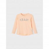 Bluză Bella din bumbac organic, roz Name it 285081 