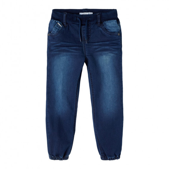 Jeans sport cu efect uzat, albastru Name it 285121 