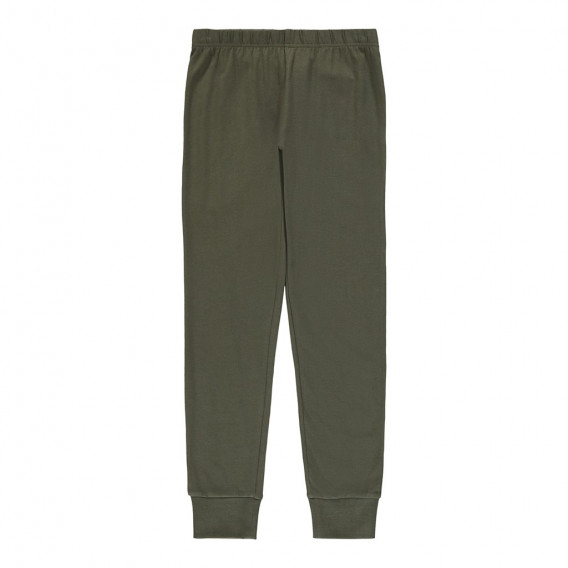 Pijamale din bumbac organic Forest night, verde Name it 285292 2
