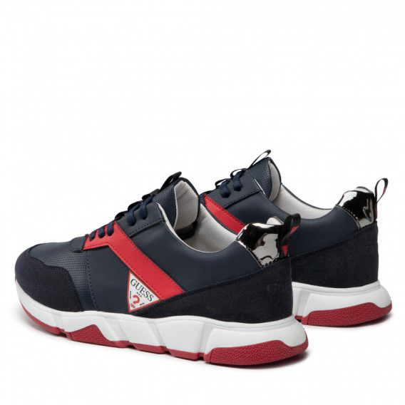 Sneakers RICKY cu detalii roșii, albastru închis Guess 285451 3