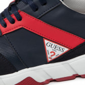 Sneakers RICKY cu detalii roșii, albastru închis Guess 285455 7