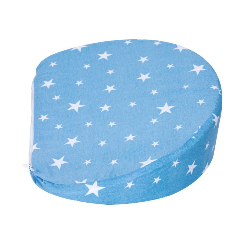 Pernă albastră cu imprimeu steluțe pentru gravide  285657