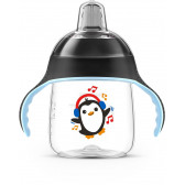 260 ml. 12m + / Cupă Penguin duză neagră solidă / Philips AVENT 28577 