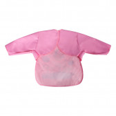 Bavetă cu mâneci lungi, roz Sevi Baby 285867 2