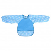 Salopetă albastră cu mâneci și buline Sevi Baby 285871 