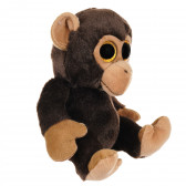 Maimuță de pluș cu ochi de brocart, 24 cm Dino Toys 286218 2