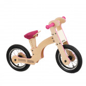 Bicicletă de echilibru din lemn, Crin, 12 ", culoare: violet Pippello Bikes 286220 