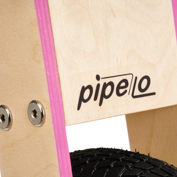 Bicicletă de echilibru din lemn, Crin, 12 ", culoare: violet Pippello Bikes 286224 6