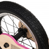 Bicicletă de echilibru din lemn, Pipello, 12 , culoare: roz Pippello Bikes 286234 8
