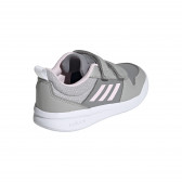 Pantofi sport Adidas Tensaur C gri cu accente roz Adidas 286651 7