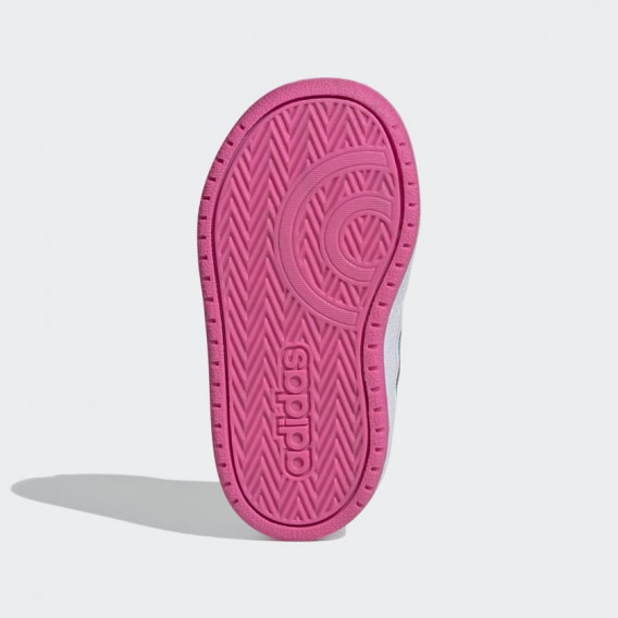 Pantofi sport Adidas Hoops gri cu accente roz Adidas 286656 4