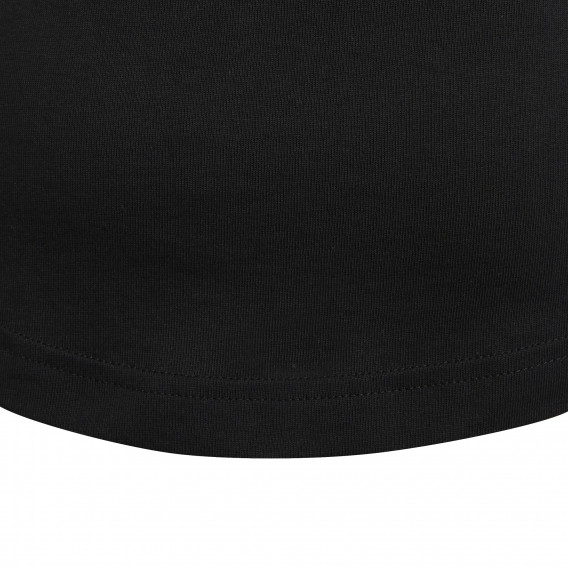 Tricou Adidas, negru pentru fete, cu imprimeu grafic Adidas 286803 4