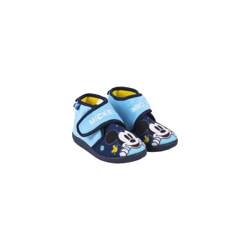 Papuci de casă tip ghetuțe Mickey, albastru  286907