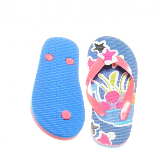 Flip-flops colorați cu flori, pentru fete Boboli 28696 5