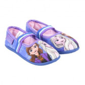 Papuci de casă tip balerina Frozen II, albastru Frozen 286978 