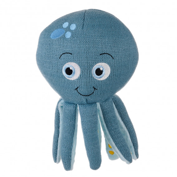 Jucărie de pluș tricotată Octopus SeaHappy Luna, 25 cm Dino Toys 286995 
