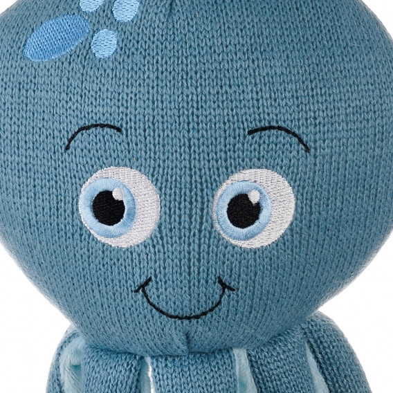 Jucărie de pluș tricotată Octopus SeaHappy Luna, 25 cm Dino Toys 286996 2