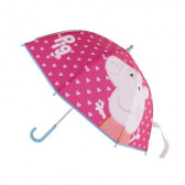 Umbrelă de mână pentru copii cu imprimeu Peppa Pig, roz Peppa pig 287035 