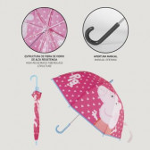 Umbrelă de mână pentru copii cu imprimeu Peppa Pig, roz Peppa pig 287038 4