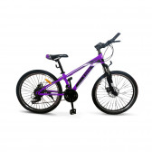 Bicicletă pentru copii Brooklin 24'', violet ZIZITO 287102 14