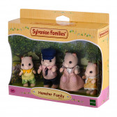Set de figurine Sylvanian Families - Familia Hamster, Goldbacke, 4 părți Sylvanian Families 287129 5
