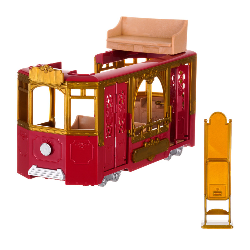 Figurină pentru joacă Sylvanian Families Town - Tramvaiul orașului, 1 parte  287319