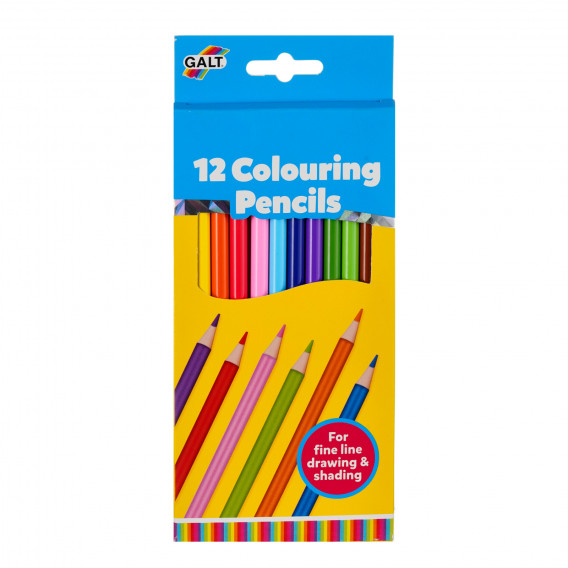 Creioane colorate 12 culori Galt 287408 